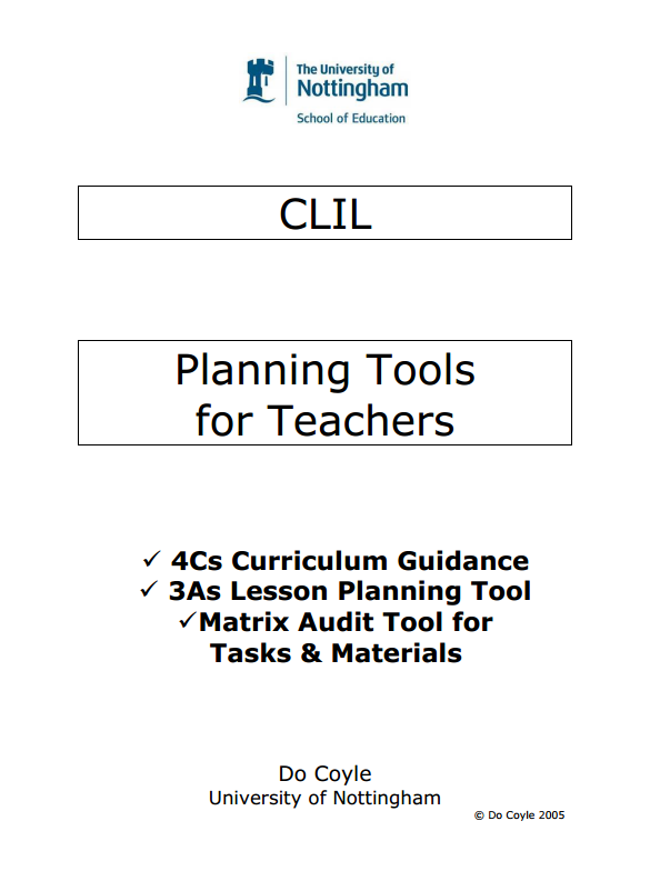 Planning Tools for Teachers